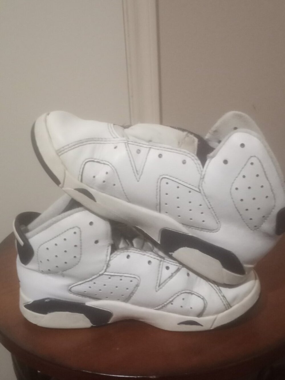 Jordan 6 Midnight Navy Pre School Size 1Y 384666-141 Air Jordan Retro Kids - Picture 11 of 11